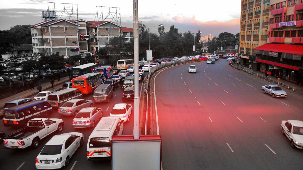 cars on road